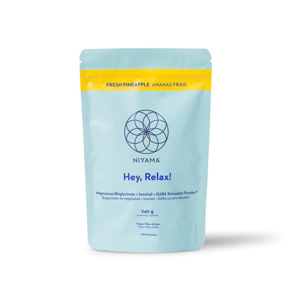 Hey Relax Magnesium Bisglycinate Powder - Available in 2 Flavours - Niyama Wellness