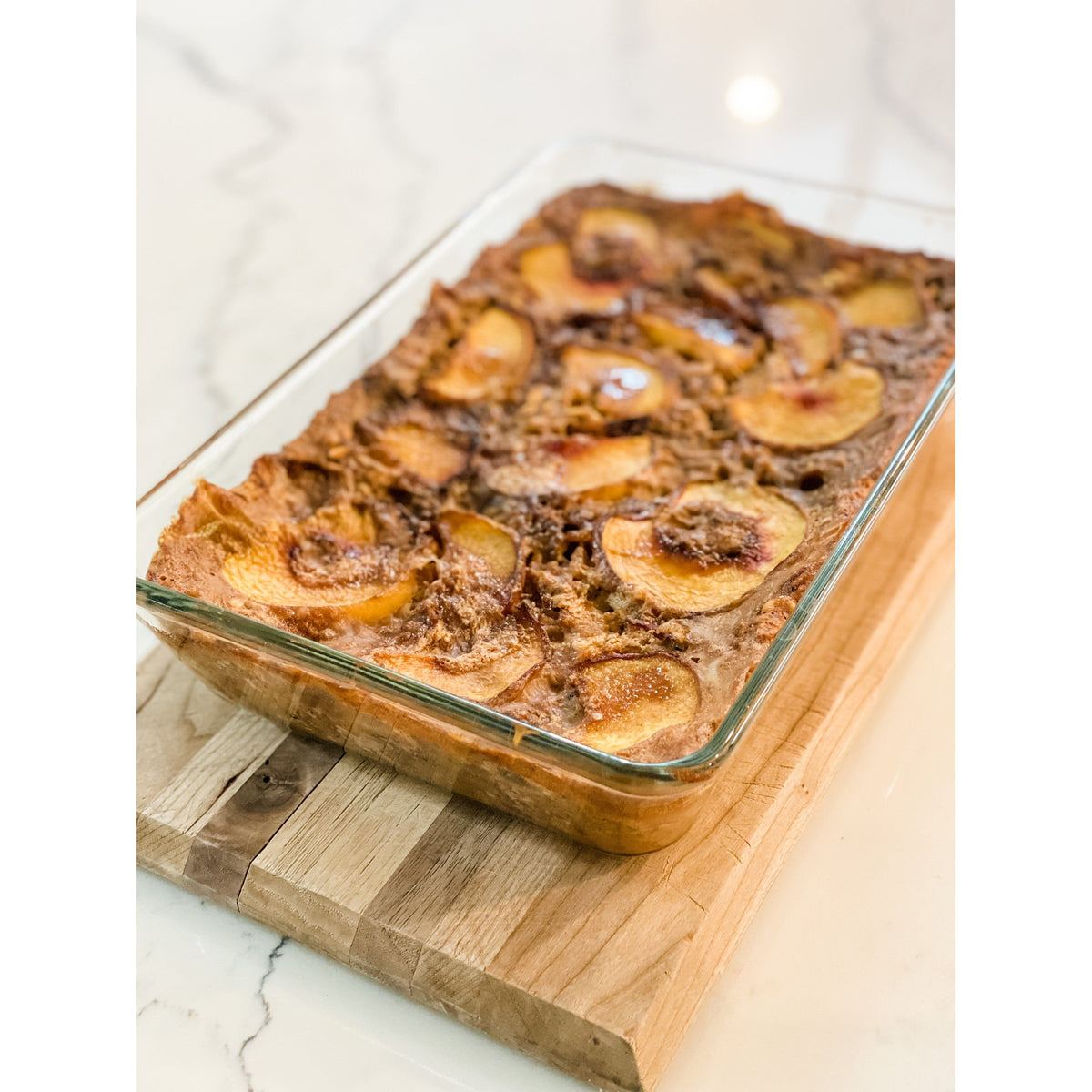 Baked Oatmeal with Ontario Peaches | Niyama Wellness