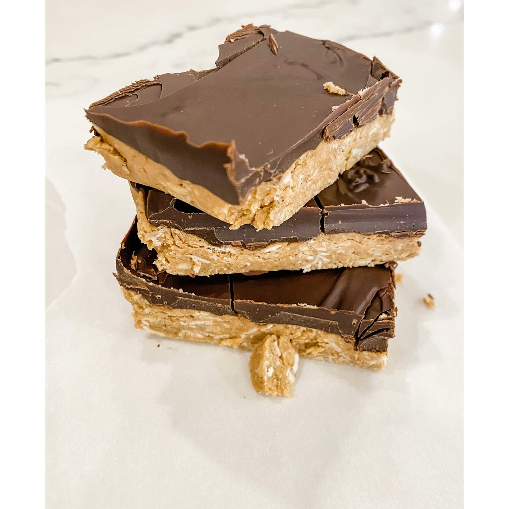 Chocolate Peanut Butter Bars - Niyama Wellness