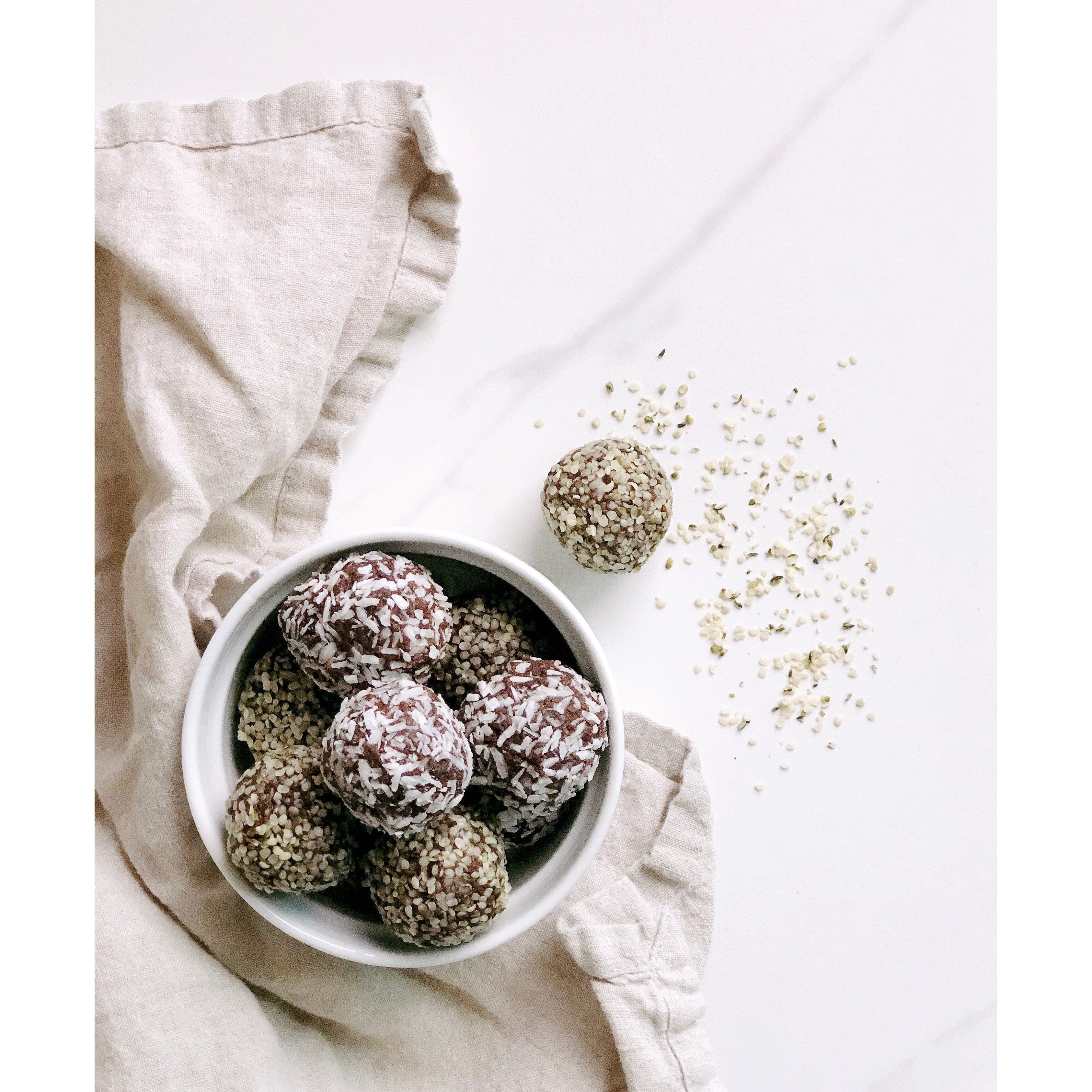 Cocoa Bliss Balls - Niyama Wellness