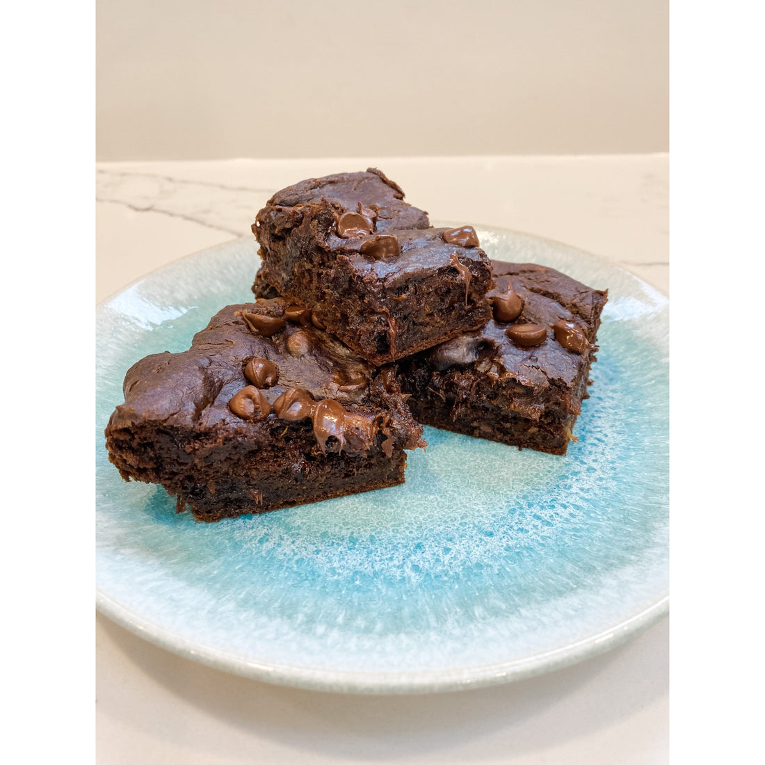 Gooey Chocolate PB Banana Brownies - Niyama Wellness