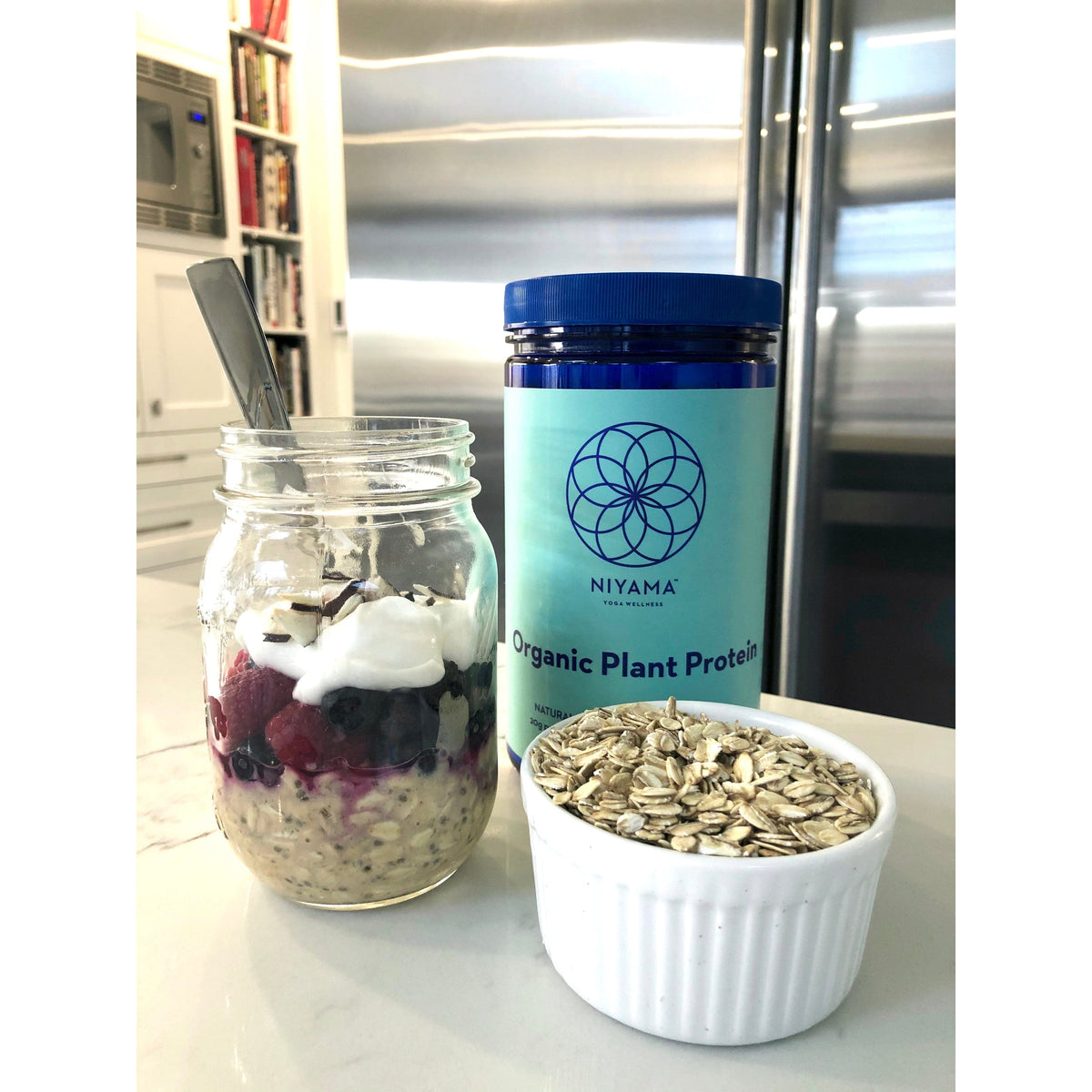 Overnight Oats with Protein - Niyama Wellness