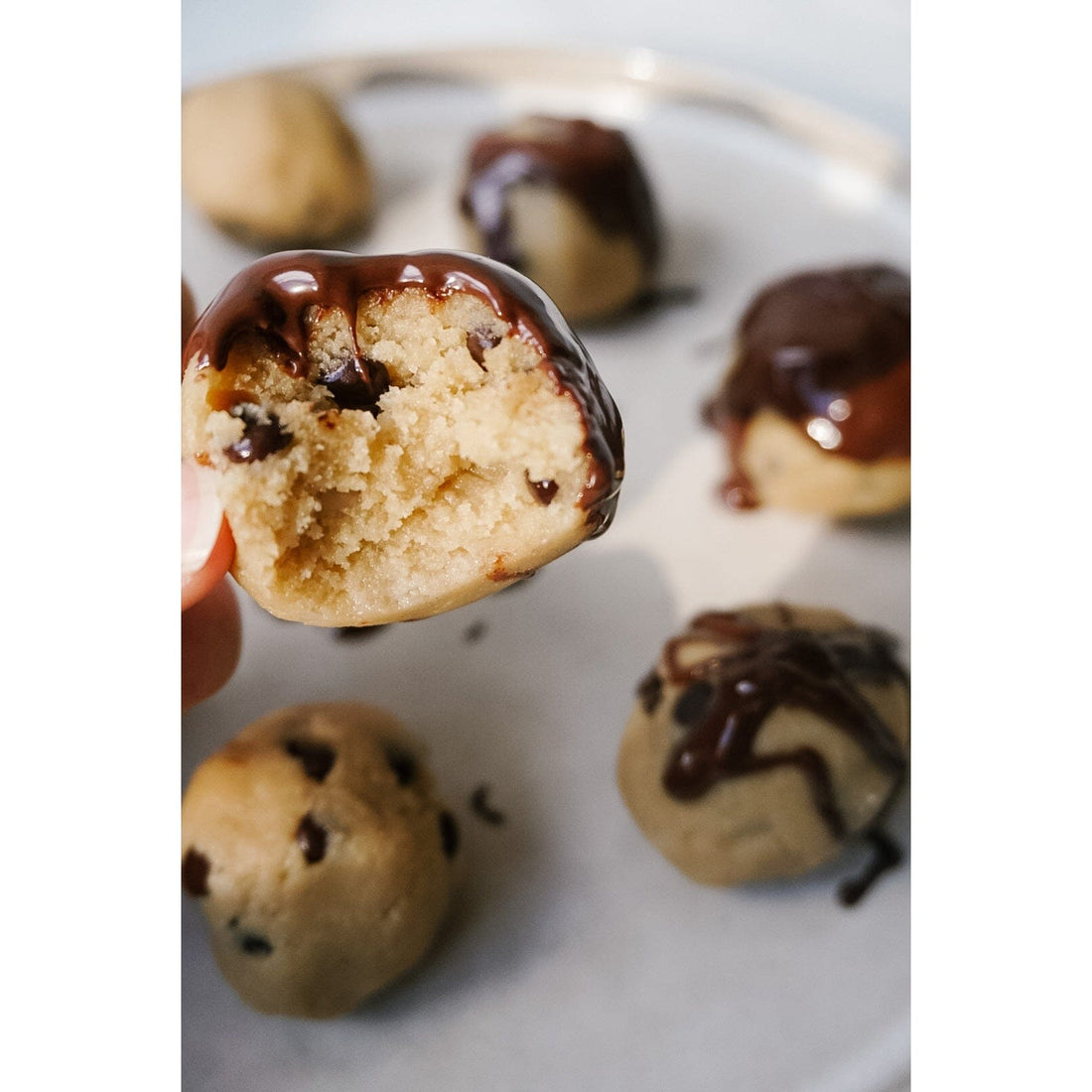 Plant Protein Cookie Dough Energy Balls - Niyama Wellness
