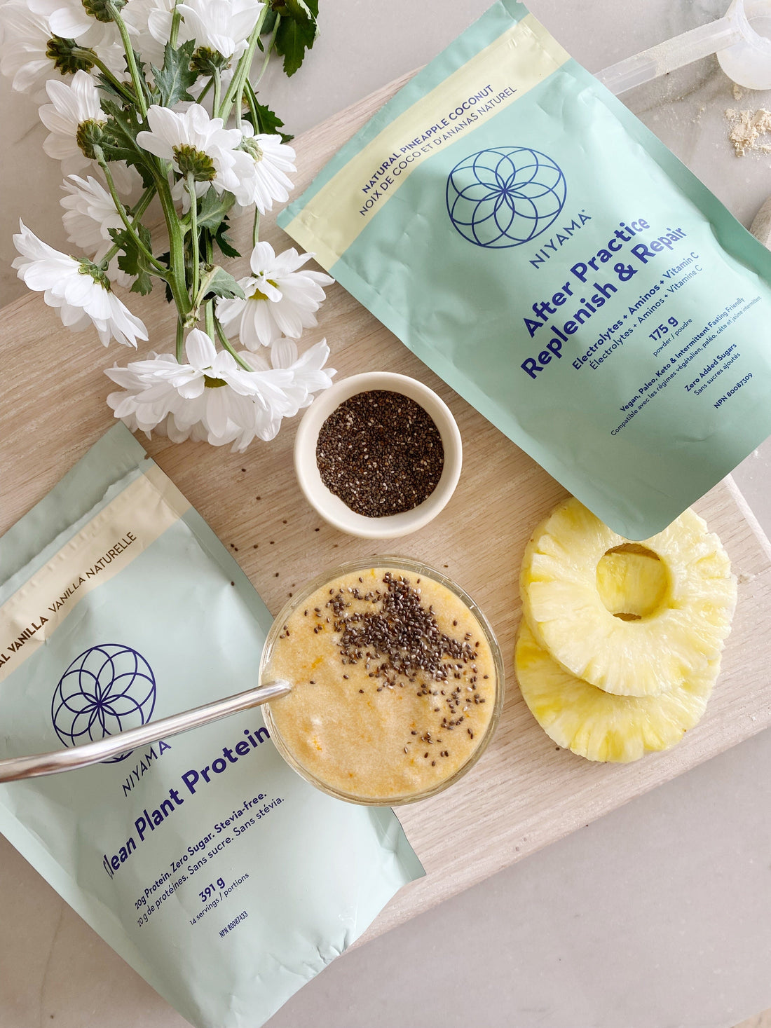Tropical After Savasana Protein Smoothie - Niyama Wellness