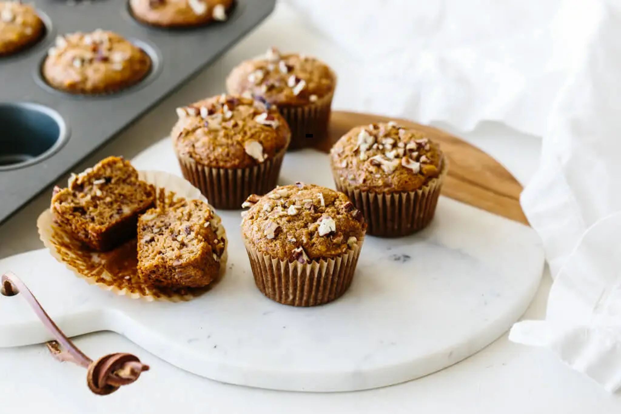 Vegan Coconut & Banana Nut Muffins - Niyama Wellness
