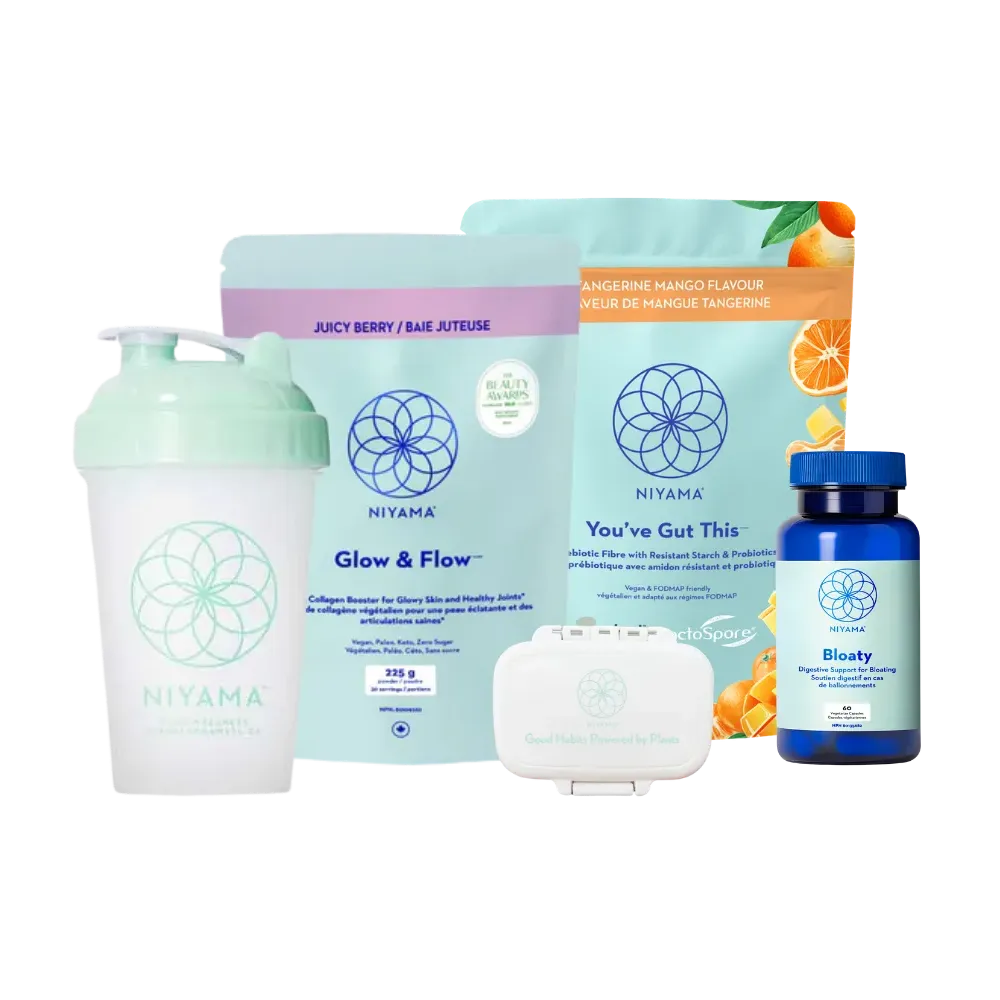 Happy Gut, Healthy Glow Starter Kit by Niyama Wellness