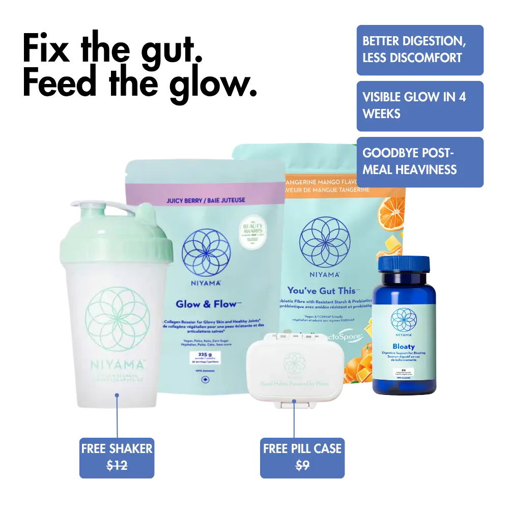 Happy Gut, Healthy Glow Starter Kit – key benefits | Niyama Wellness