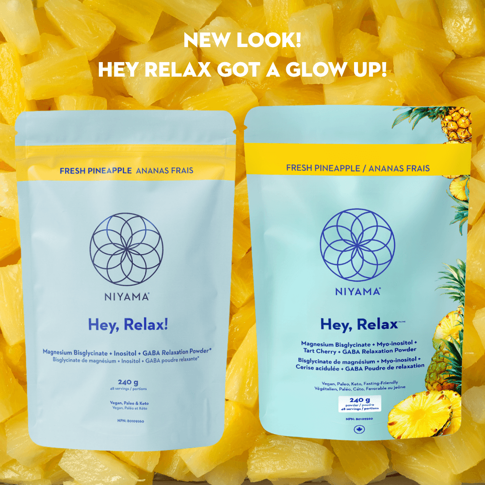 Hey Relax Magnesium Glycinate Powder - Available in 2 Flavours