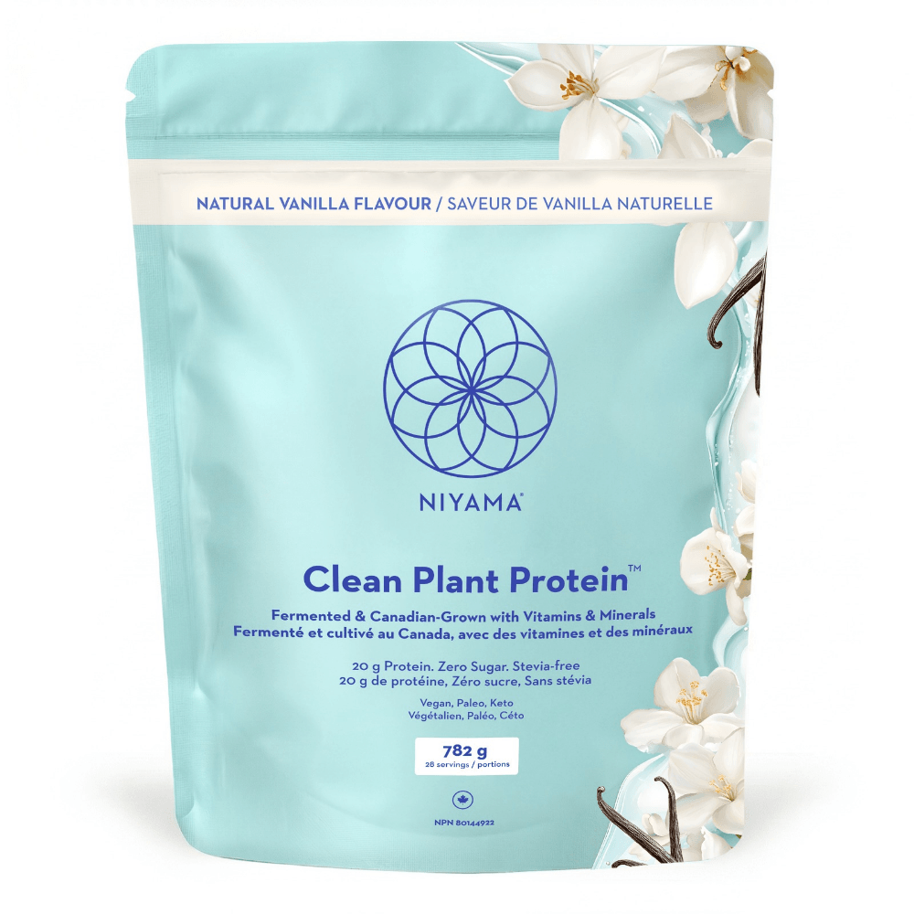 Clean Plant Protein Powder - 28 servings - Stevia-free - Organic