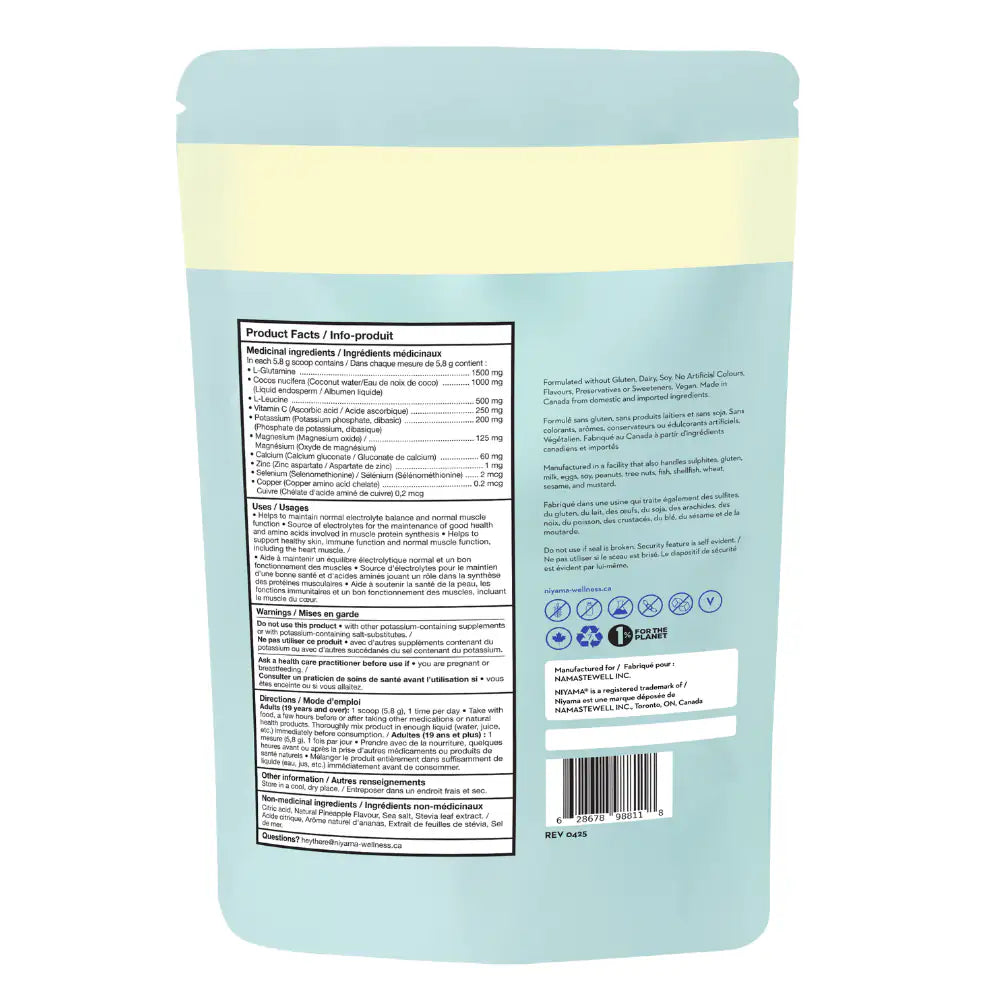 After Sweat Replenish - Electrolytes powder + Aminos + Vit C (formerly After Practice) – Vitamins Supplements | Niyama Welln…