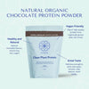 Clean Plant Protein Powder - 28 servings - Natural Chocolate - Stevia-free - Organic niyama-yoga-wellness-store Nourish 28 / powder