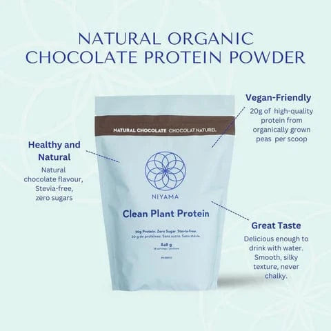Clean Plant Protein Powder - 28 servings - Stevia-free - Organic – Nourish | Niyama Wellness