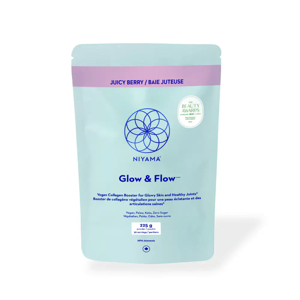 Glow & Flow Vegan Collagen Booster Powder- Juicy Berry Flavour by Niyama Wellness – Nourish