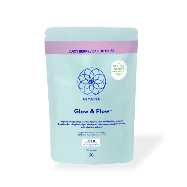 Glow & Flow Vegan Collagen Booster Powder- Juicy Berry Flavour Niyama Wellness Nourish