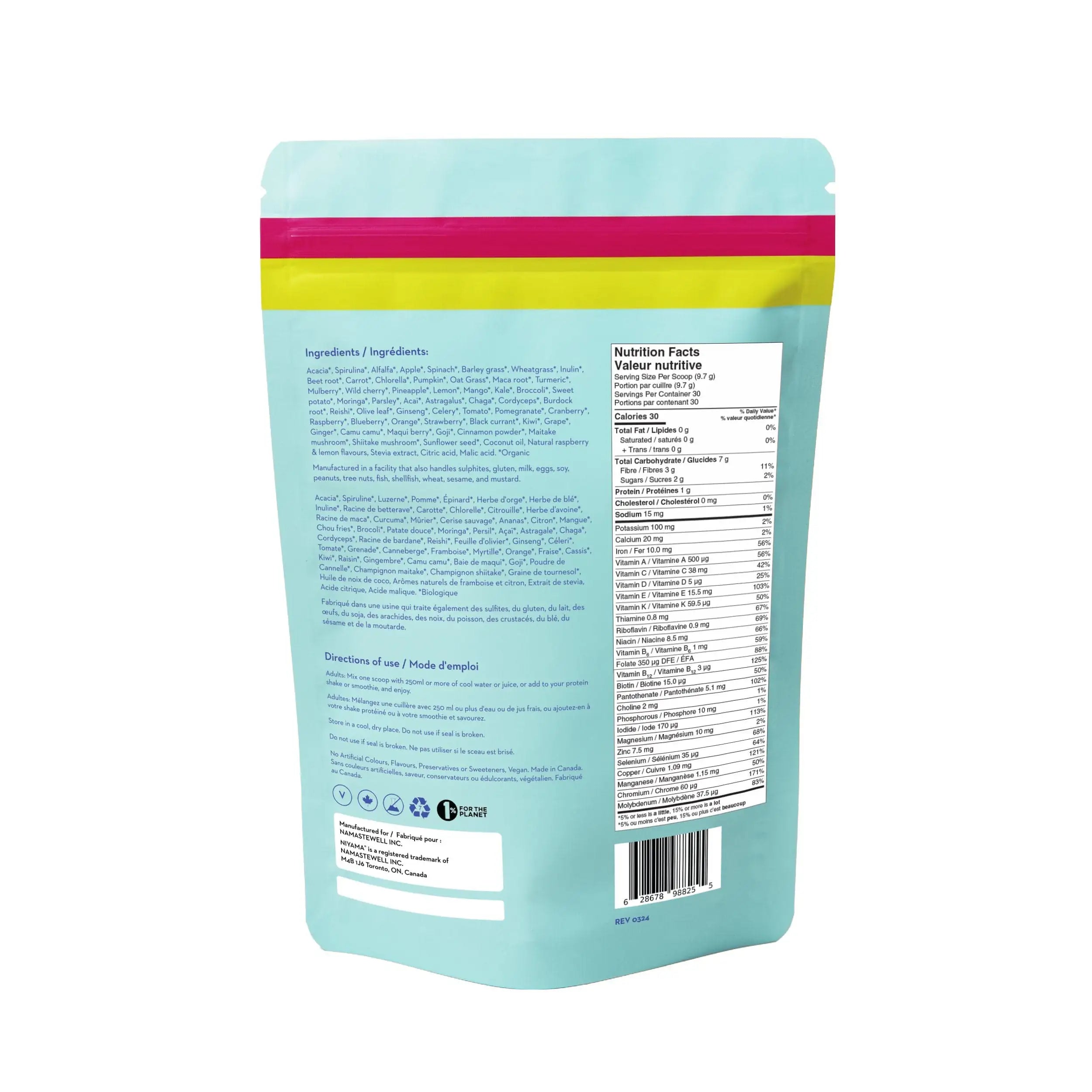 Goddess Greens & Superfoods - 53 Premium Organic Whole Food Plants - 30 servings – Health Beauty | Niyama Wellness