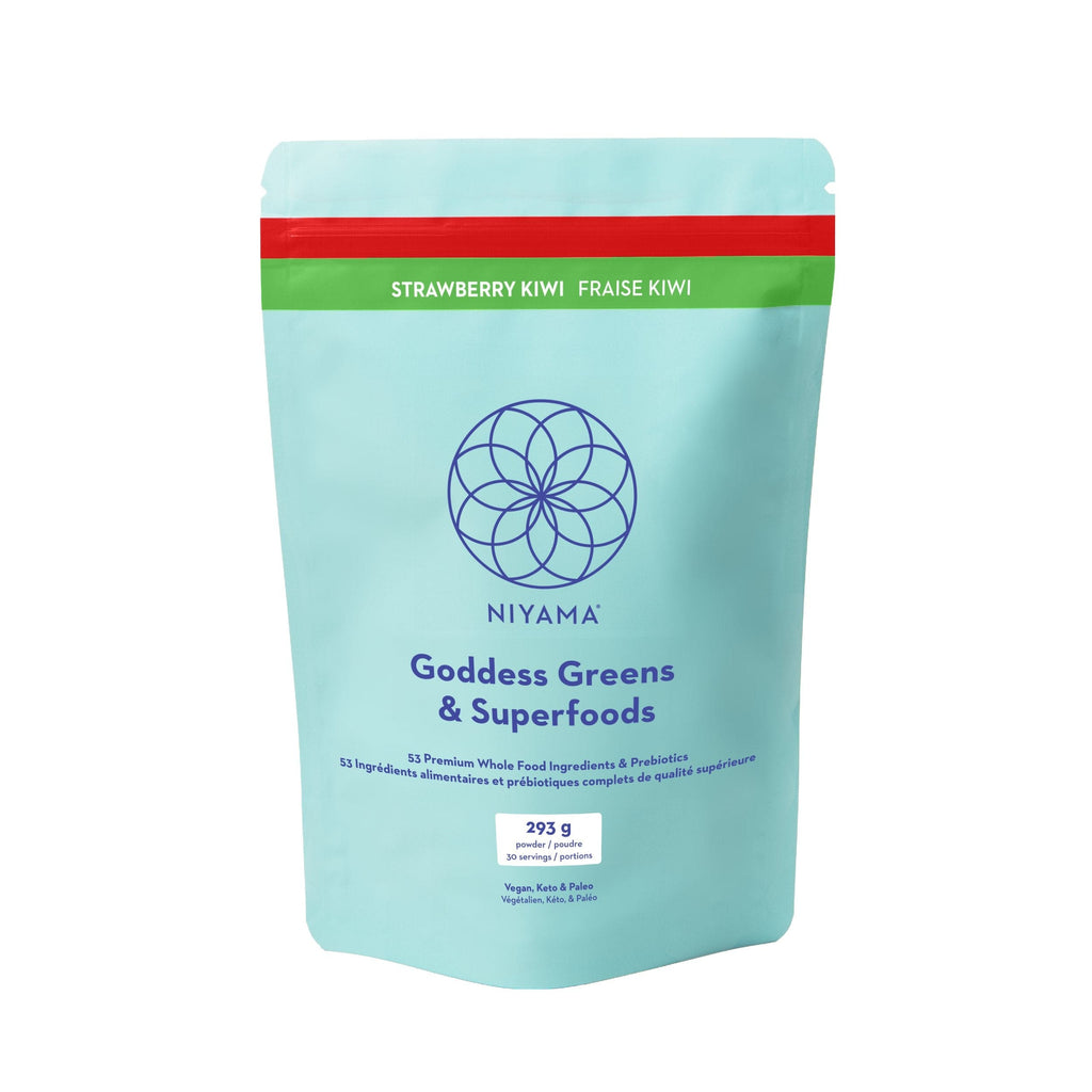 Goddess Greens & Superfoods - 53 Premium Organic Whole Food Plants - 30 servings - TWO FLAVOURS AVAILABLE Niyama Wellness Health & Beauty