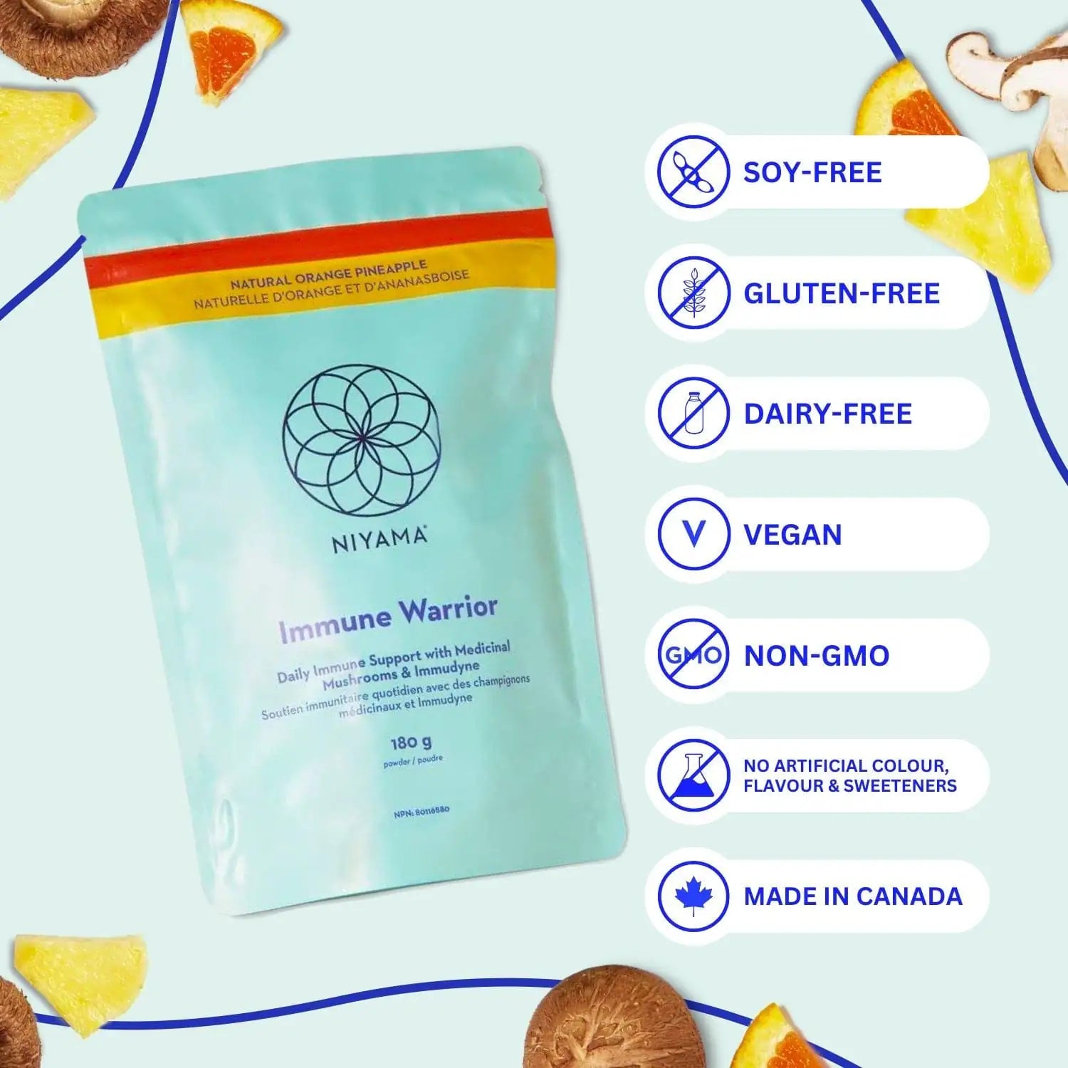Immune Warrior - Daily Immune Support – Vitamins Supplements | Niyama Wellness