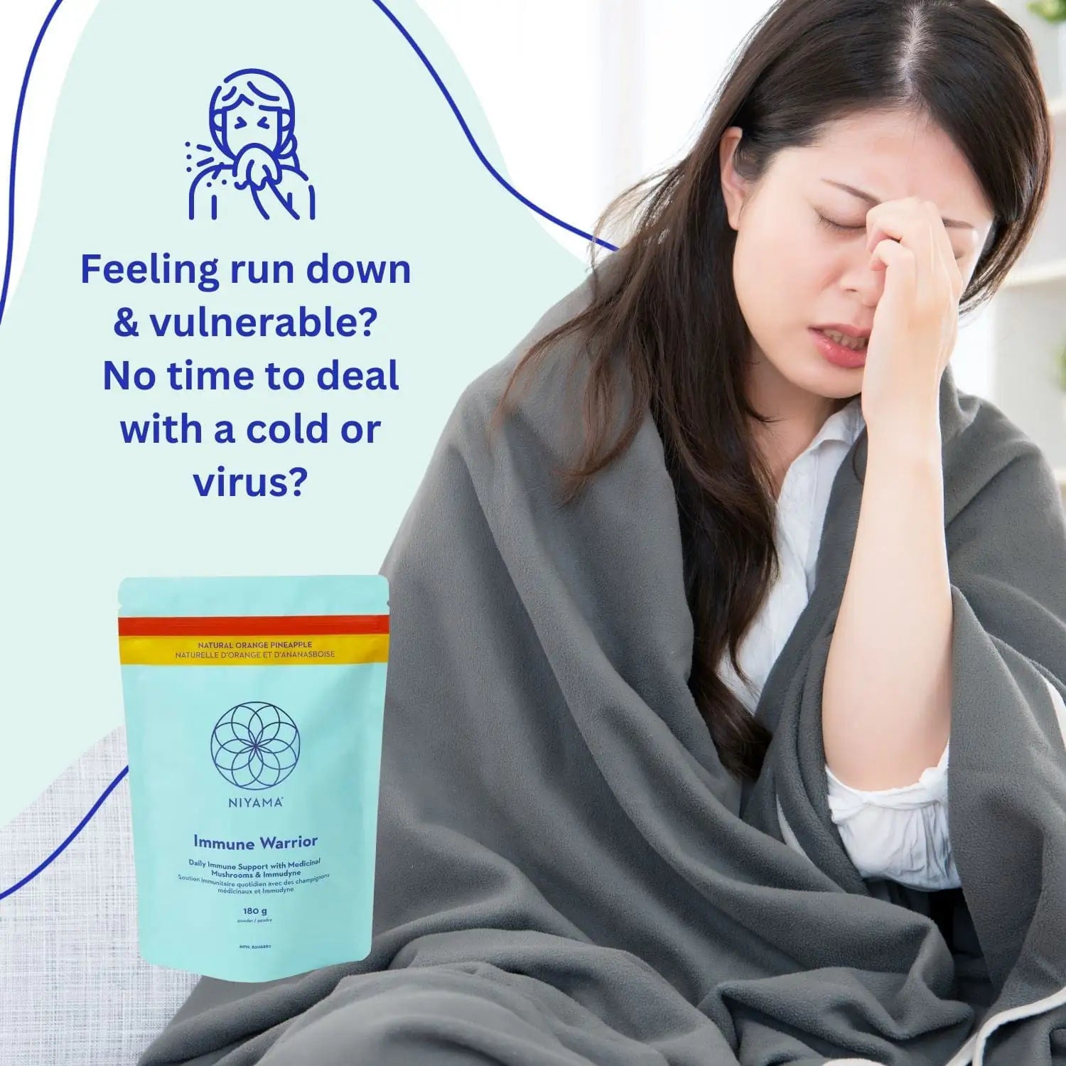 Immune Warrior - Daily Immune Support – Vitamins Supplements | Niyama Wellness