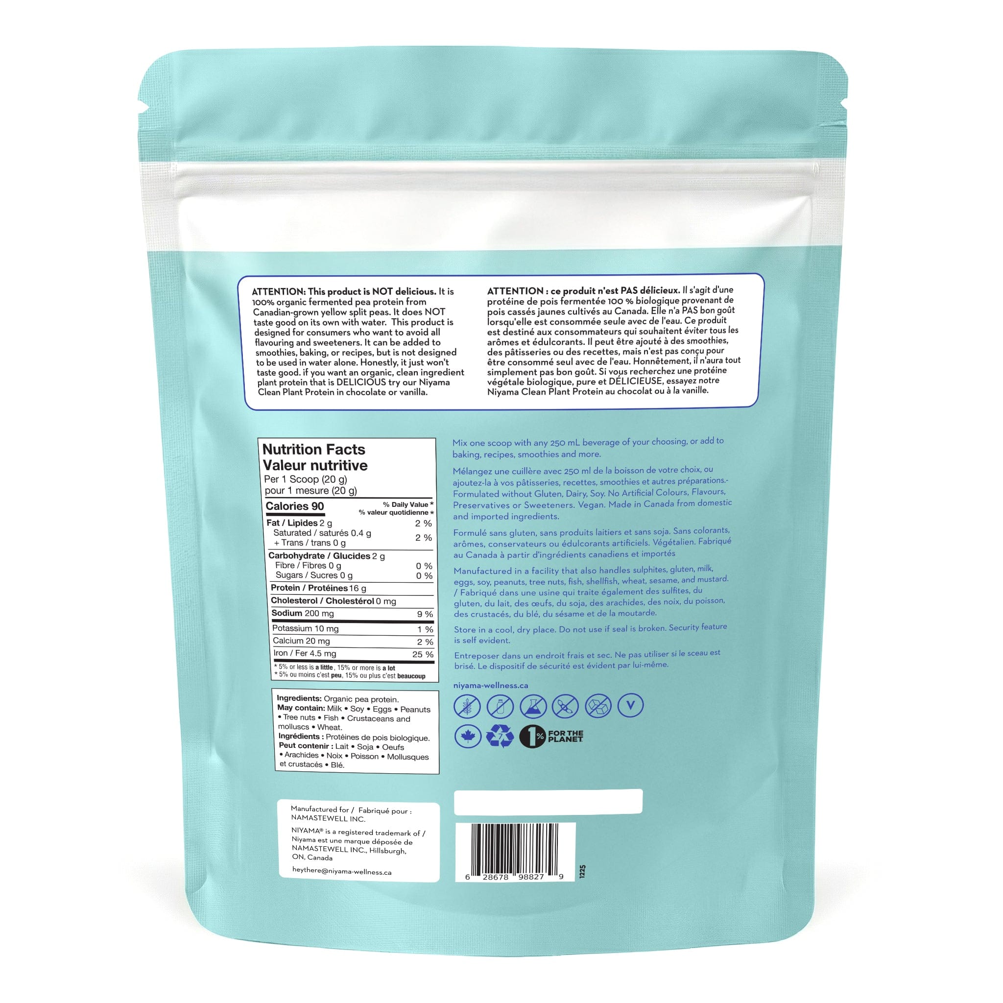 Just Plant Protein - 25 servings – Nourish | Niyama Wellness
