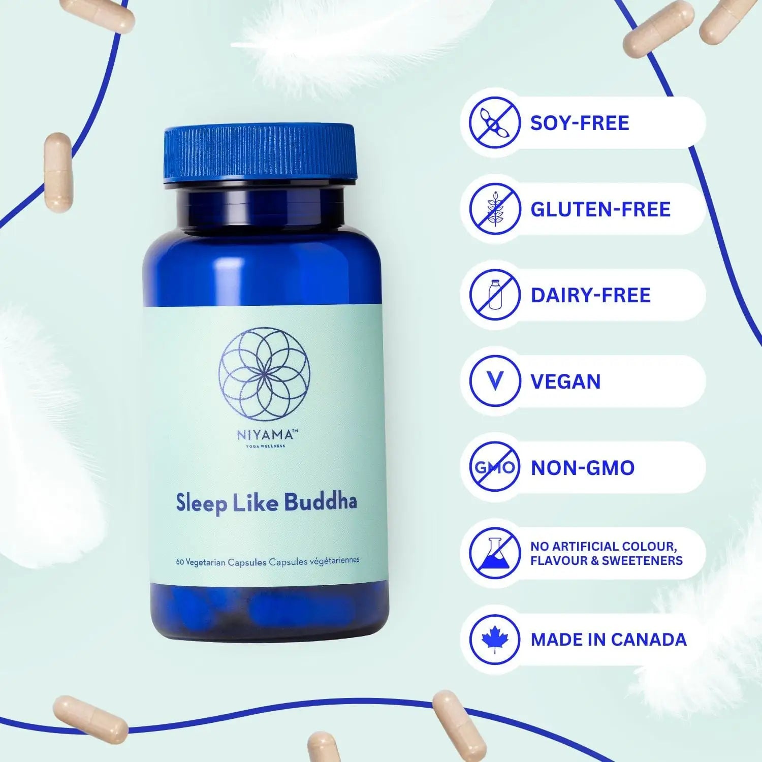 Sleep Like Buddha Natural Sleep Supplement – Nourish | Niyama Wellness