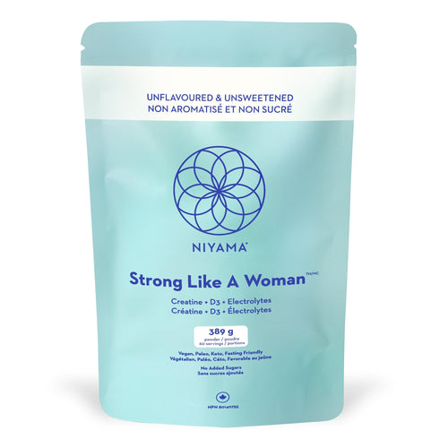 Strong Like a Woman Creatine + D3 + Electrolytes – Unflavoured | Niyama Wellness