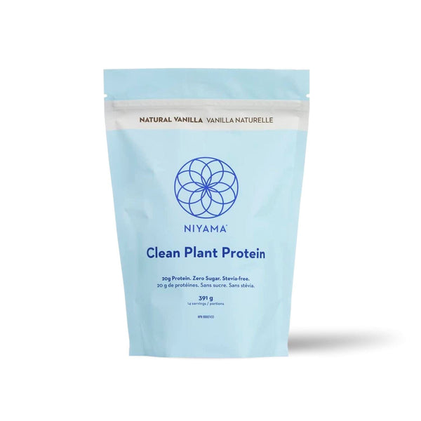 Clean Plant Protein Powder - 14 servings - Natural Vanilla - Stevia-free - Organic niyama-yoga-wellness-store Nourish