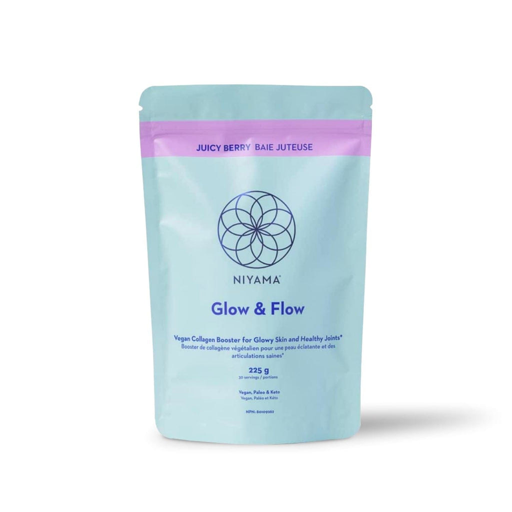 Glow & Flow Vegan Collagen Booster Powder- Juicy Berry Flavour Niyama Wellness Nourish