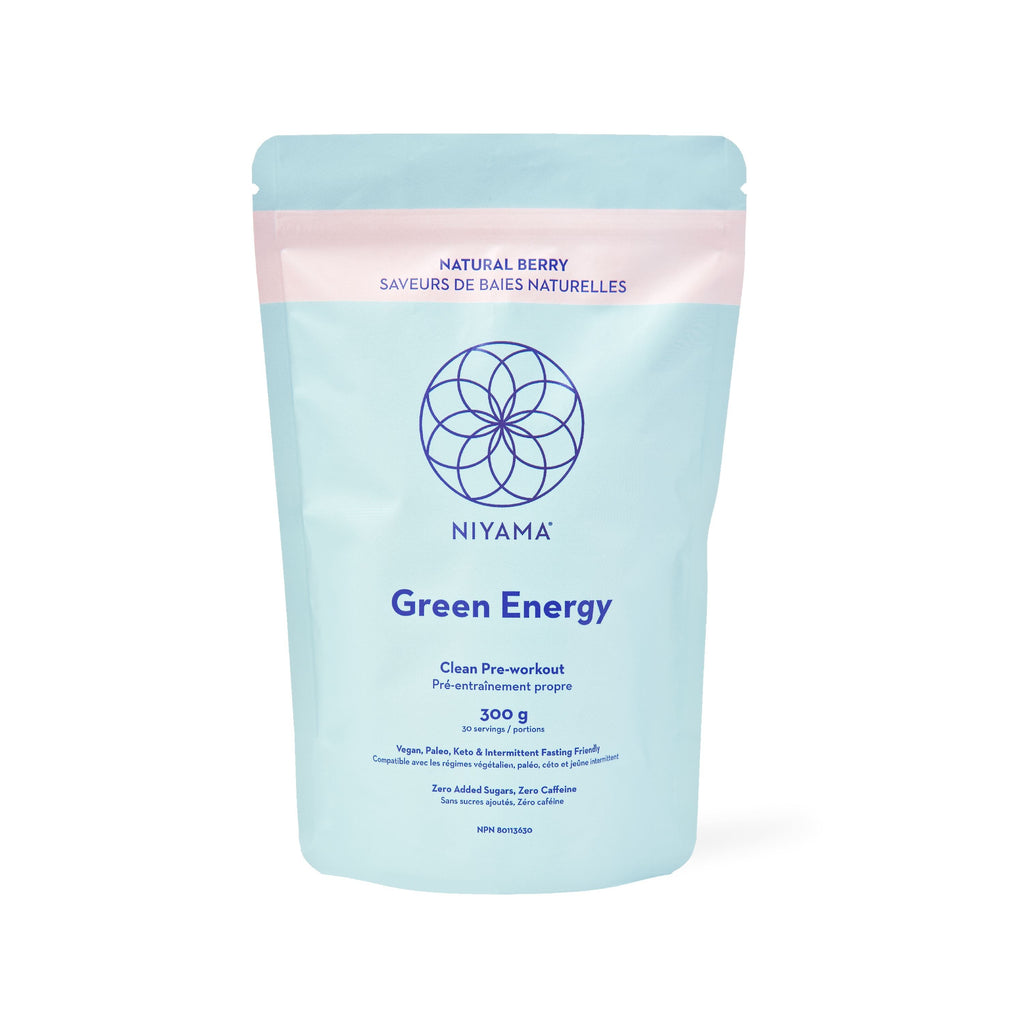 Green Energy Clean Pre-Workout - 30 servings - Niyama Wellness