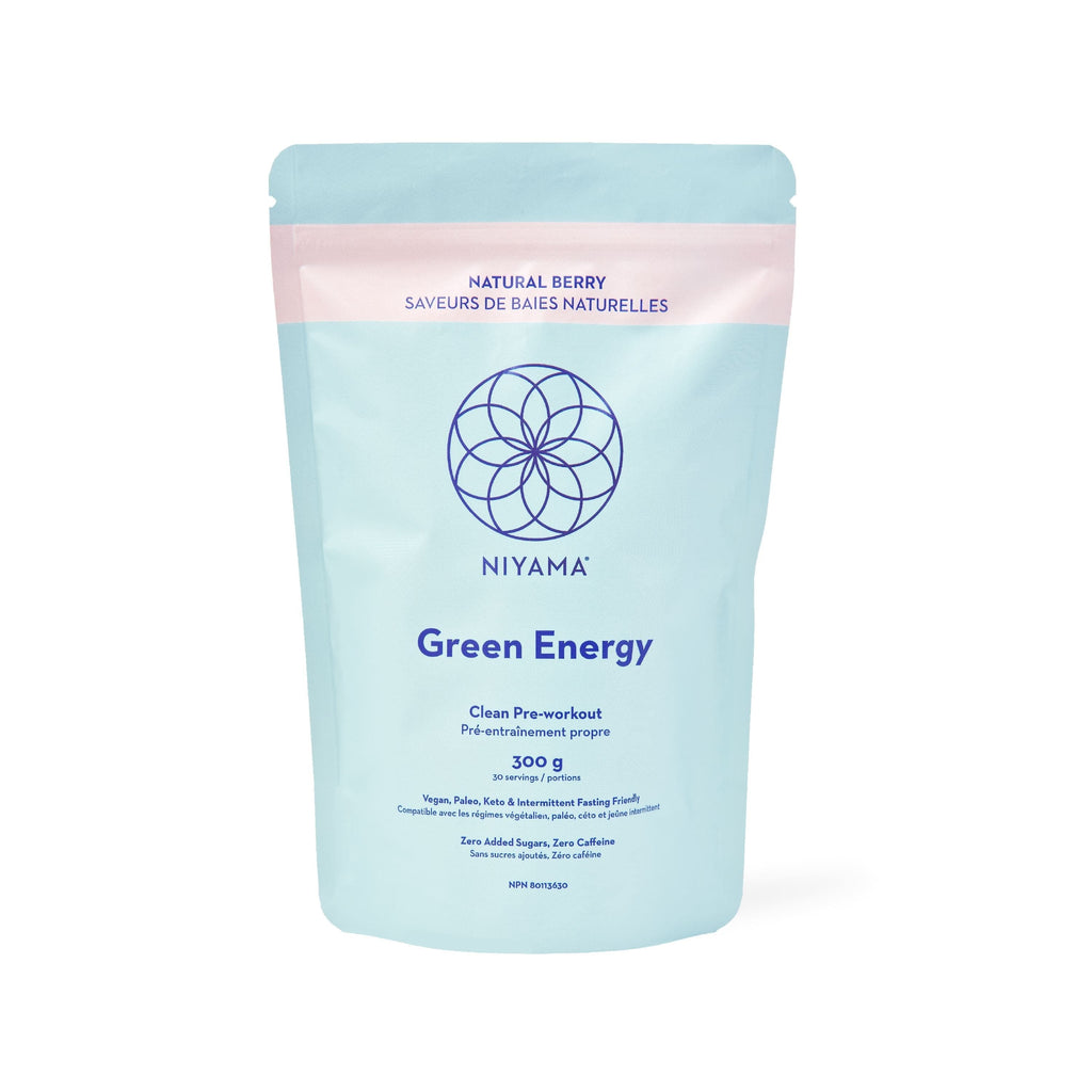 Green Energy Clean Pre-Workout - 30 servings Niyama Wellness Nourish